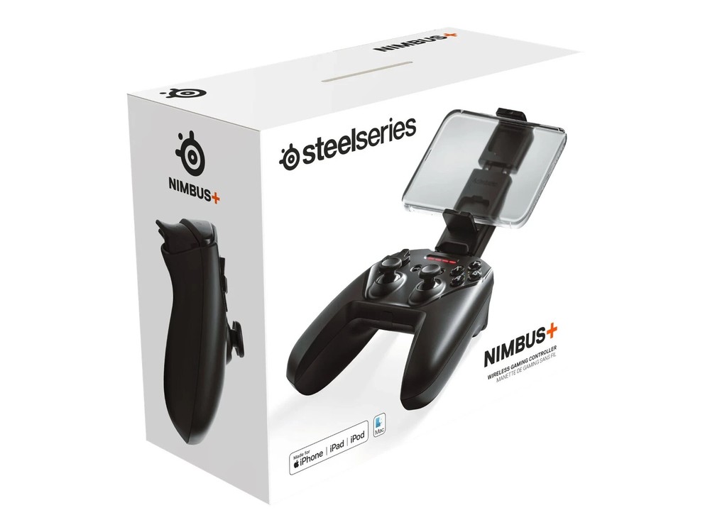 SteelSeries Nimbus+ Bluetooth Mobile Gaming Controller with iPhone Mount - NEW