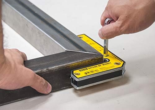 Strong Hand Tools, Angle Magnetic Square Kit, Inside/Outside Magnets, Fixed Angl