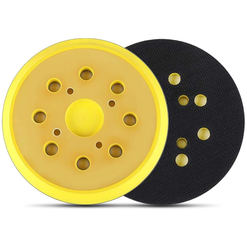 2 Pack 5 Inch Hook and Loop Replacement Pad,5" 8 Holes Universal 2