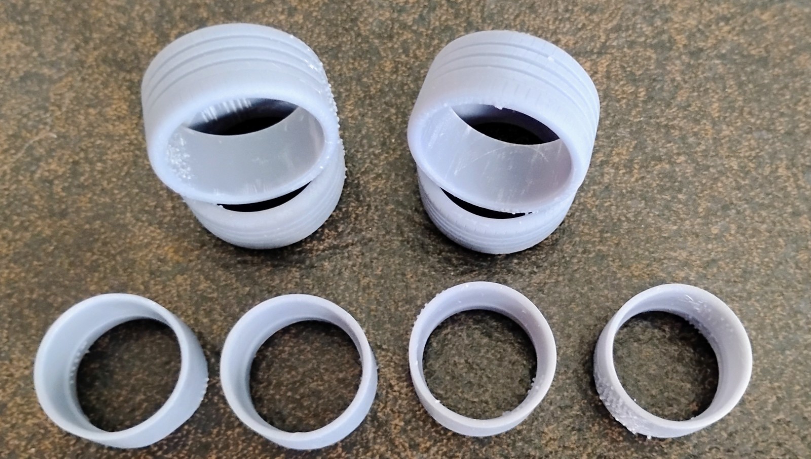 1/24 Scale Resin 20" American Racing Wheels & Michelin Tires 3d Printed