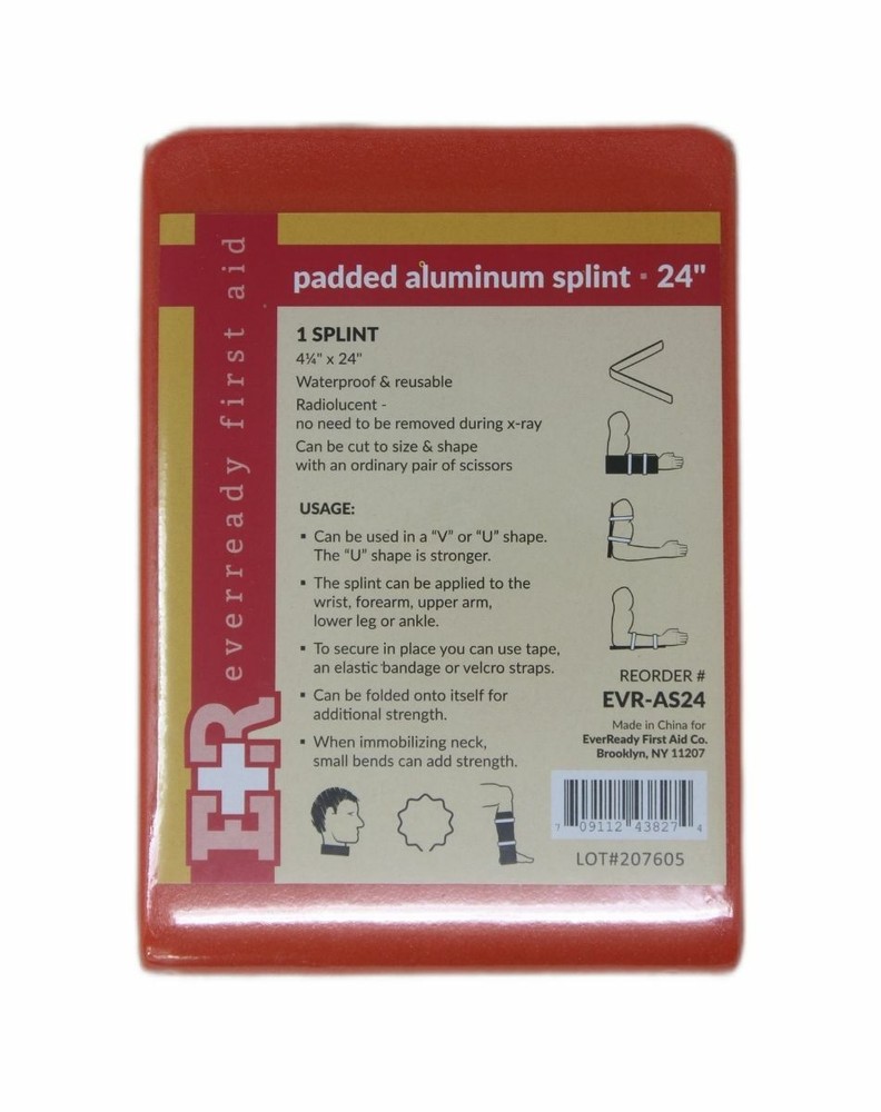 Ever Ready First Aid Universal Aluminum Splint - 24"