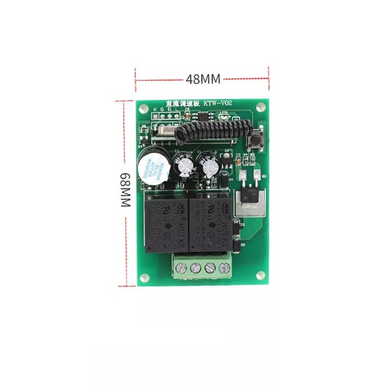 DC12V Motor Controller Kit Speed Regulator Wireless Remote Control Electric NEW