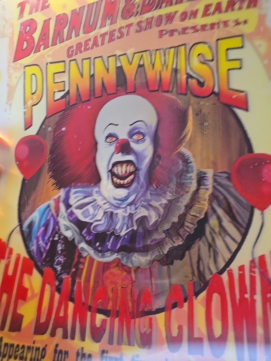 Pennywise It The Clown Lenticular 3d Poster 11×17