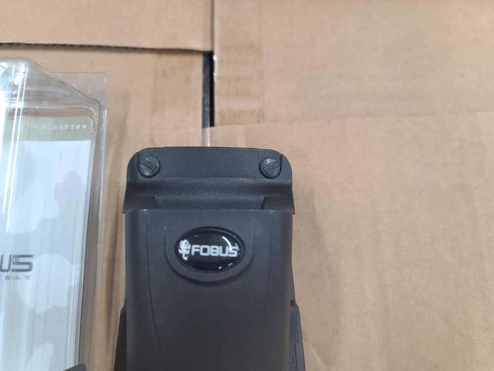 FOBUS Paddle Single Stack Magazine Pouch 9mm & .40 single Magazines, Ambi (DSS1)