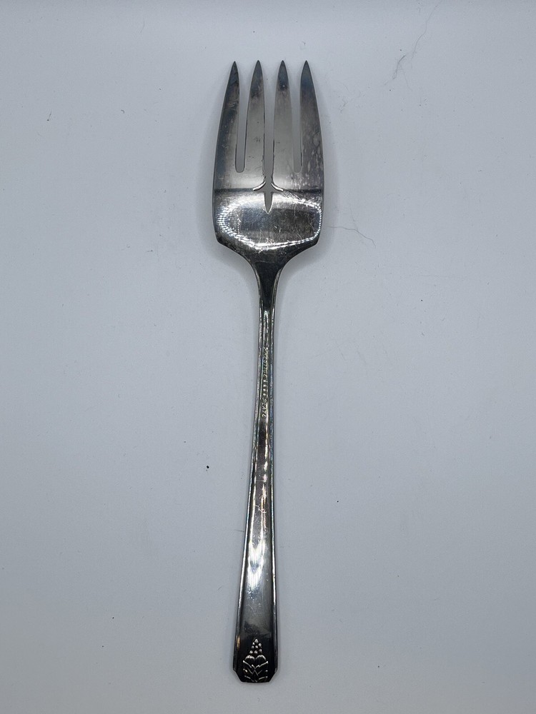 Oneida Nobility Plate Silverplate 8.5” Serving Fork