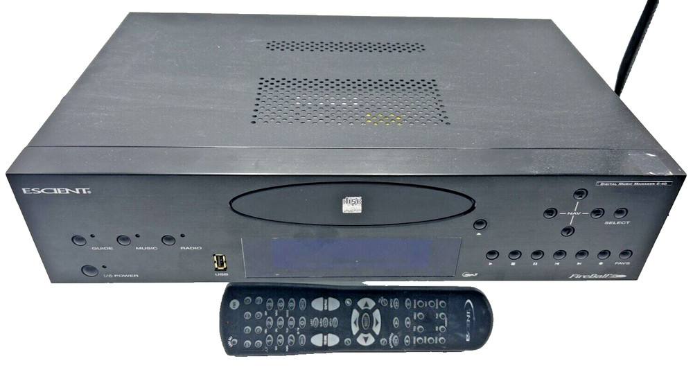 ESCIENT Fireball E-40 Digital Music Manager with Remote