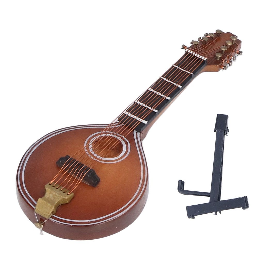 Mini Mandolin Instrument Space Saving Elegant Handmade 8 Strings Mandolin Mo NY9