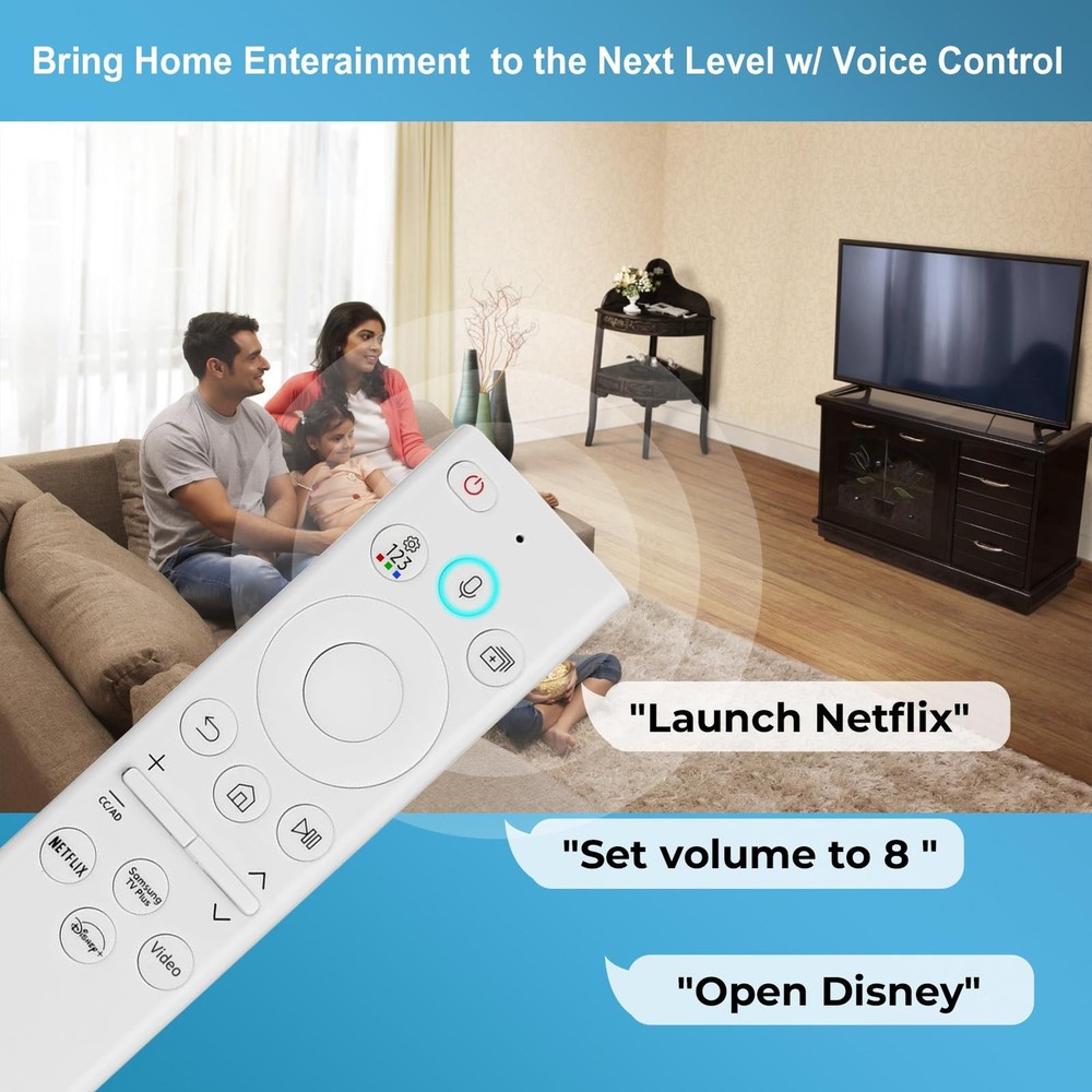 for Samsung Frame TV Remote Replacement, 2018-2024 red