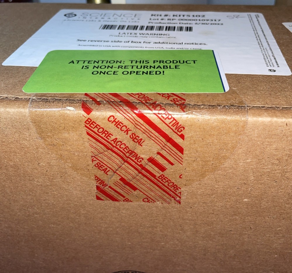 Science Interactive Lab Kit#: KIT5102 Science Lab Kit (NEW)