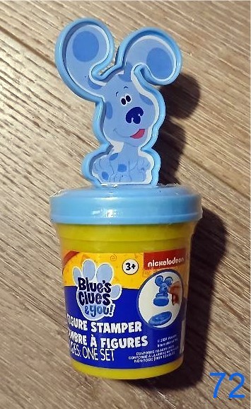 Blue's Clues - Colorforms Clay With Stamper - Sealed