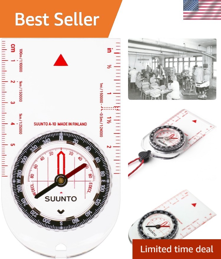 A-10 Compass: Compact, simple to use recreational hiking compass