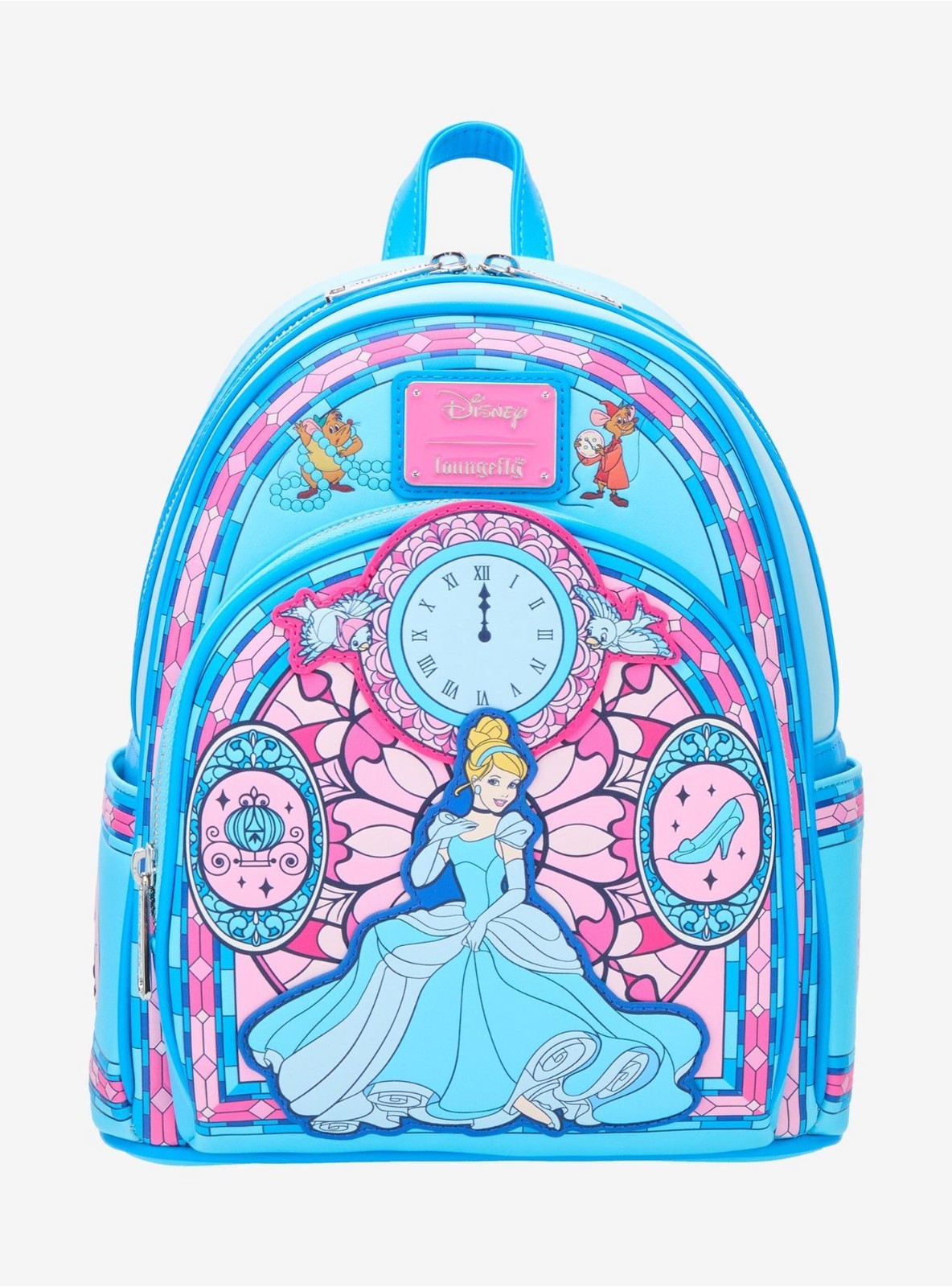Loungefly Disney Cinderella Stained Glass Portrait Mini Backpack ☆NWT