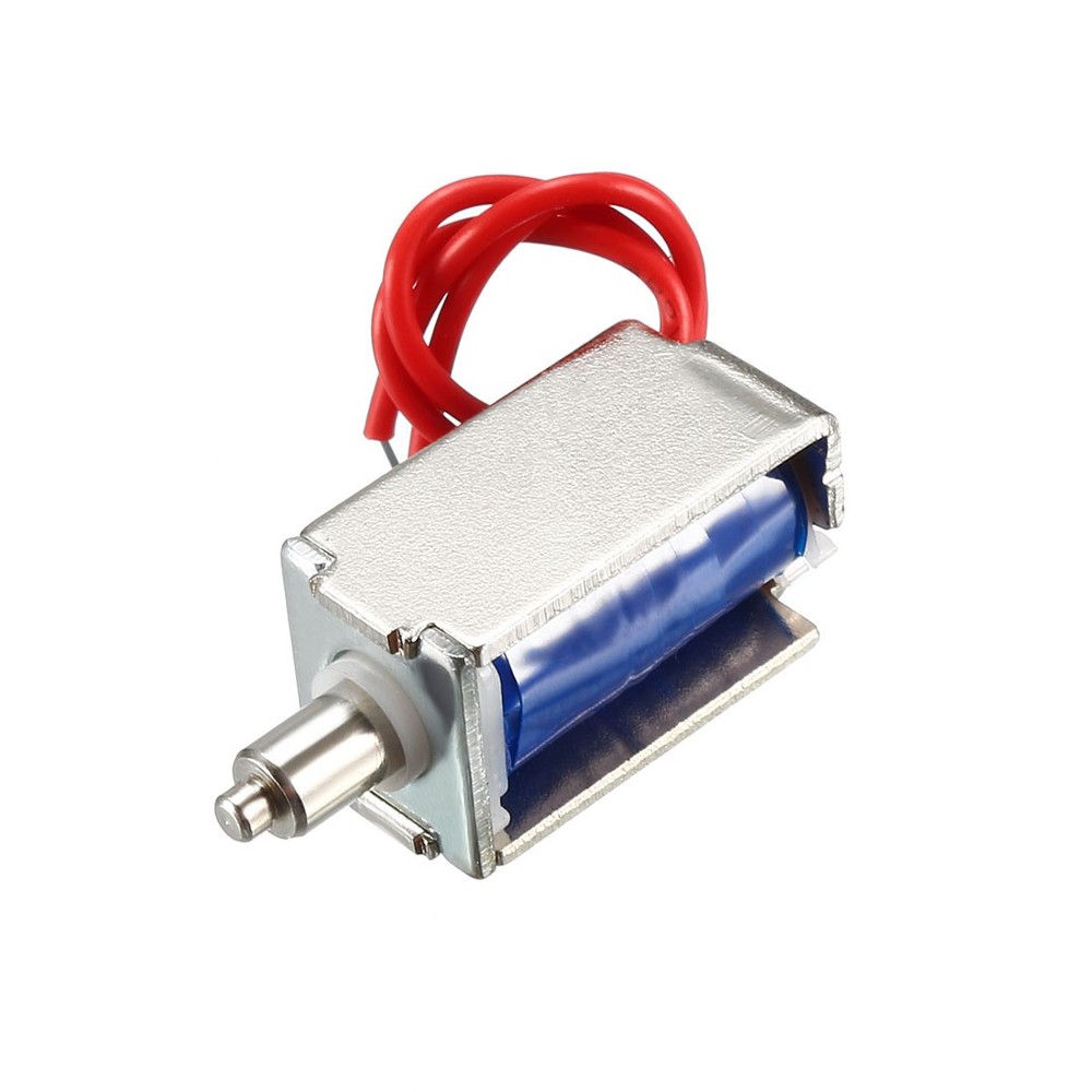DC 12V 0.29A 4mm Electromagnetic Solenoid Lock Pull Type for Coin Acceptor