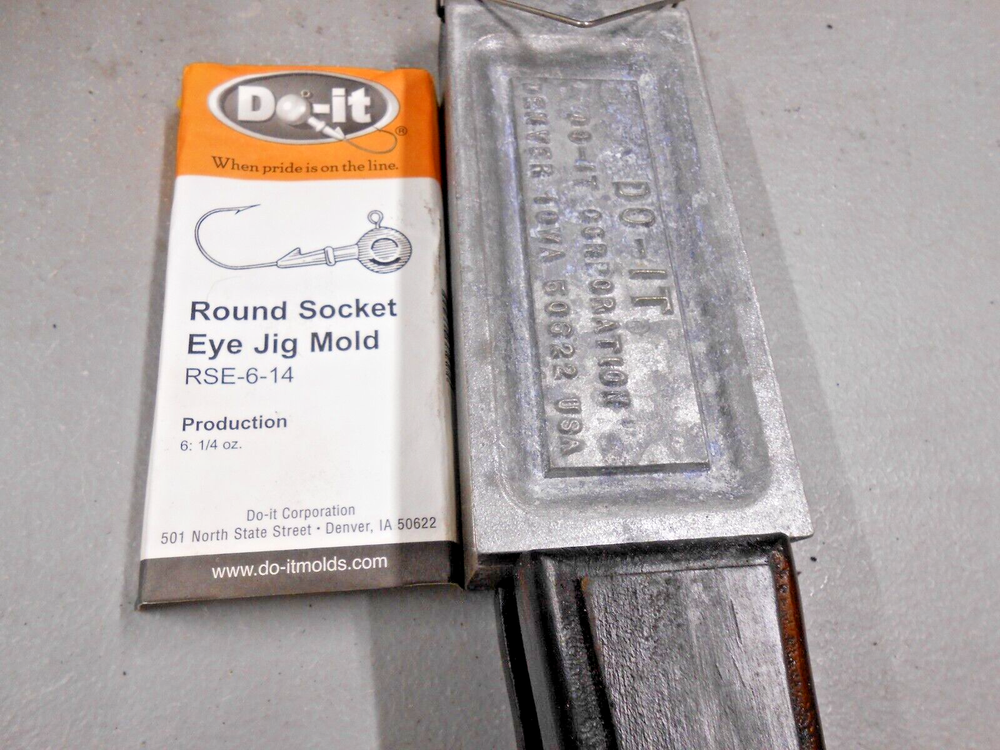 3345 Do-It Round Socket Eye Jig Mold 1/4 oz