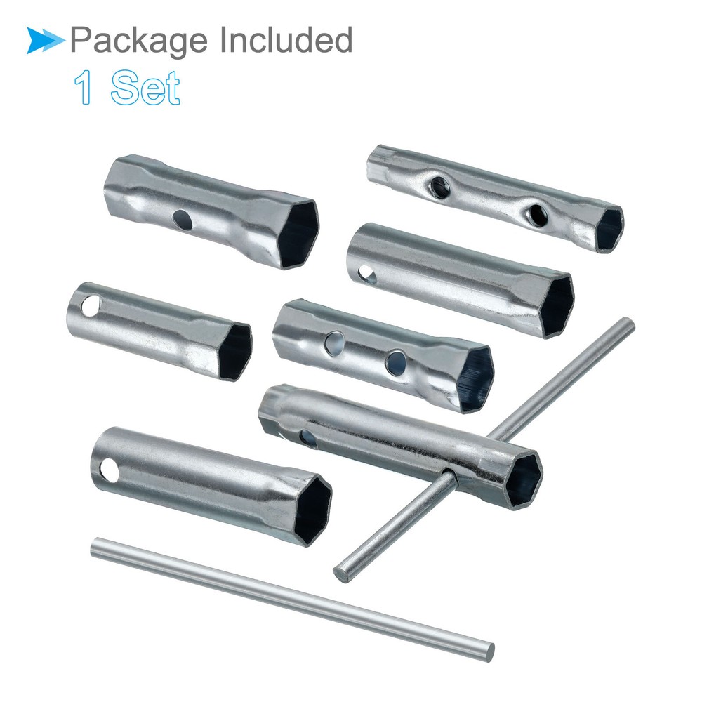 7pcs Motorcycle Ignition Spark Plug Spanner Wrench Socket