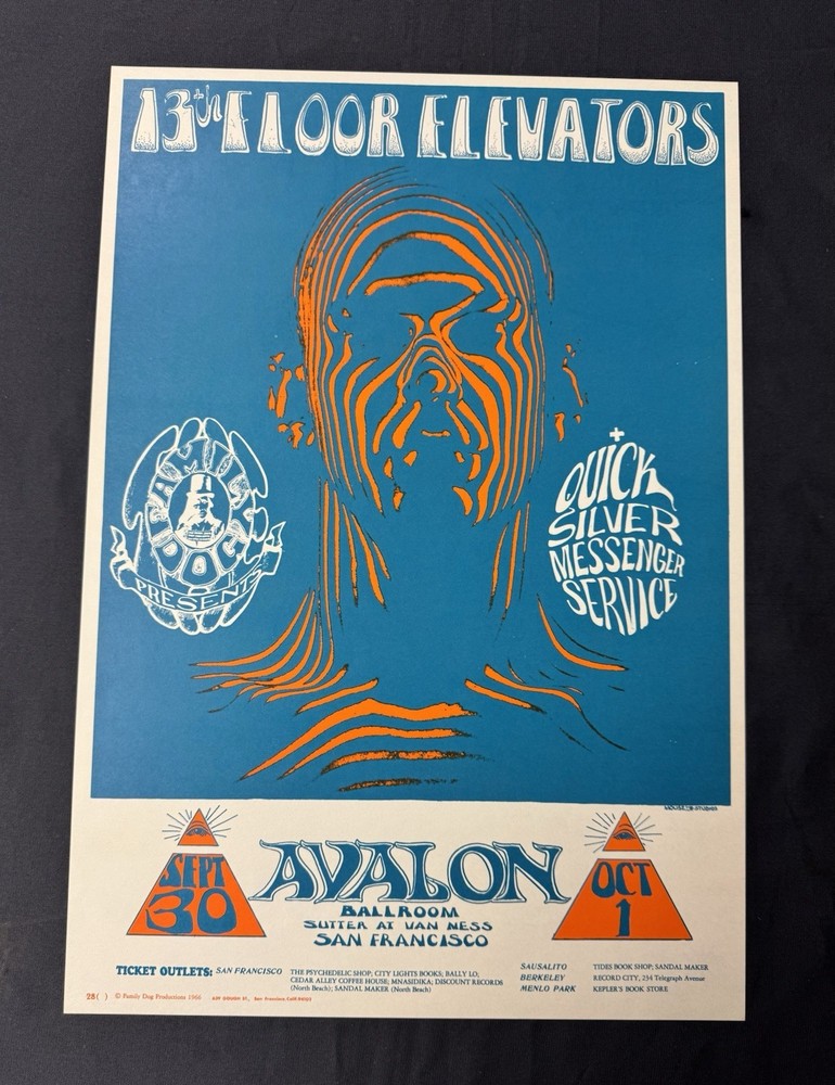 AVALON BALLROOM FD 28 Poster MINT