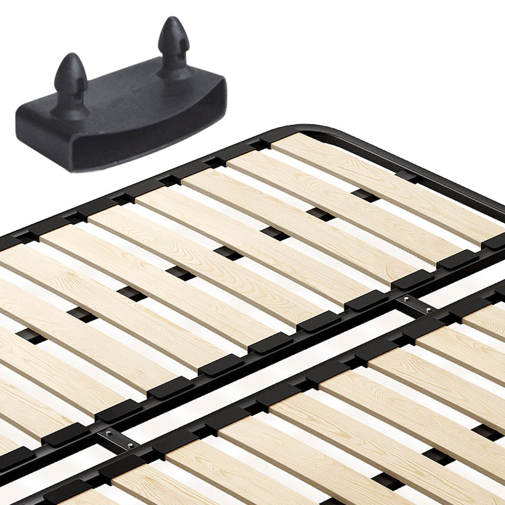 Black Bed Slat Plastic End Caps Holders Replacement Accessory Part CW