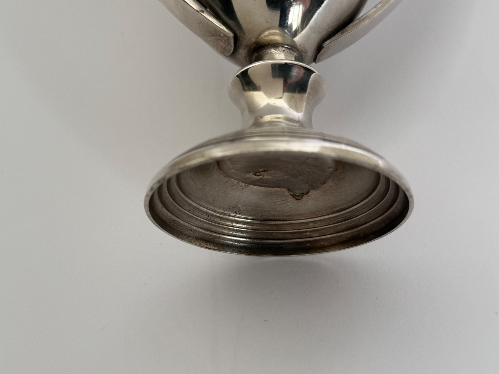 Paquebot Liberte ocean liner silver cup Orfevrerie Wiskemann 8 gram silverplate