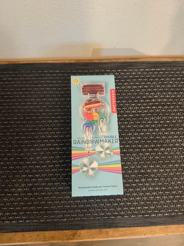 Solar Powered Double Rainbow Maker