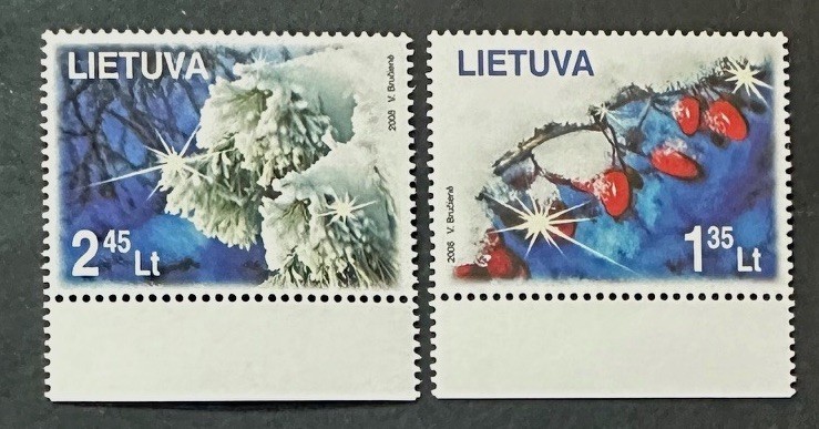 LITHUANIA  882 - 883   Beautiful   Mint  NEVER   Hinged   Set