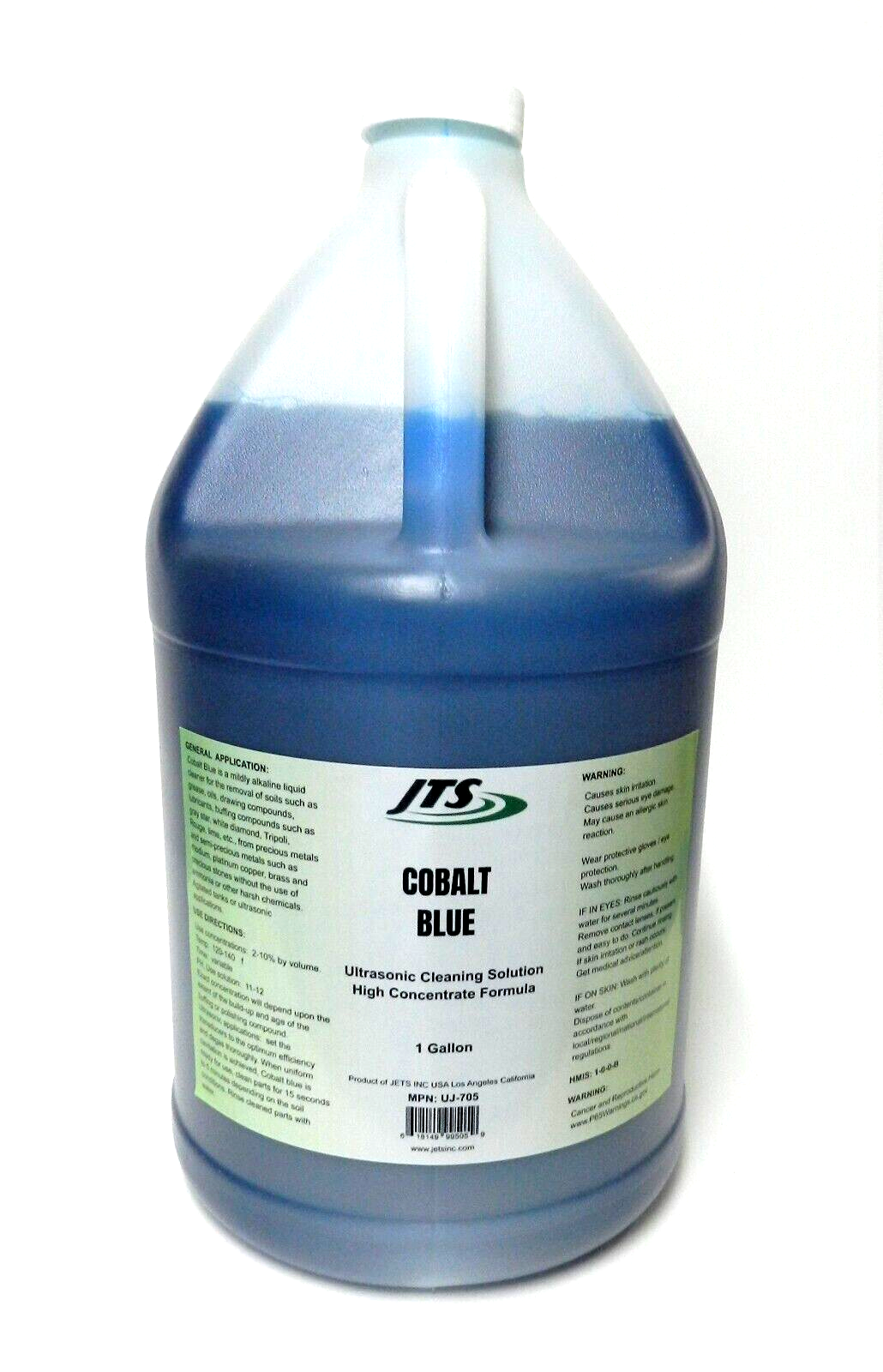Ultrasonic Cleaner Solution JTS Cobalt Blue 1 Gal. Cleaning Jewelry & Compounds