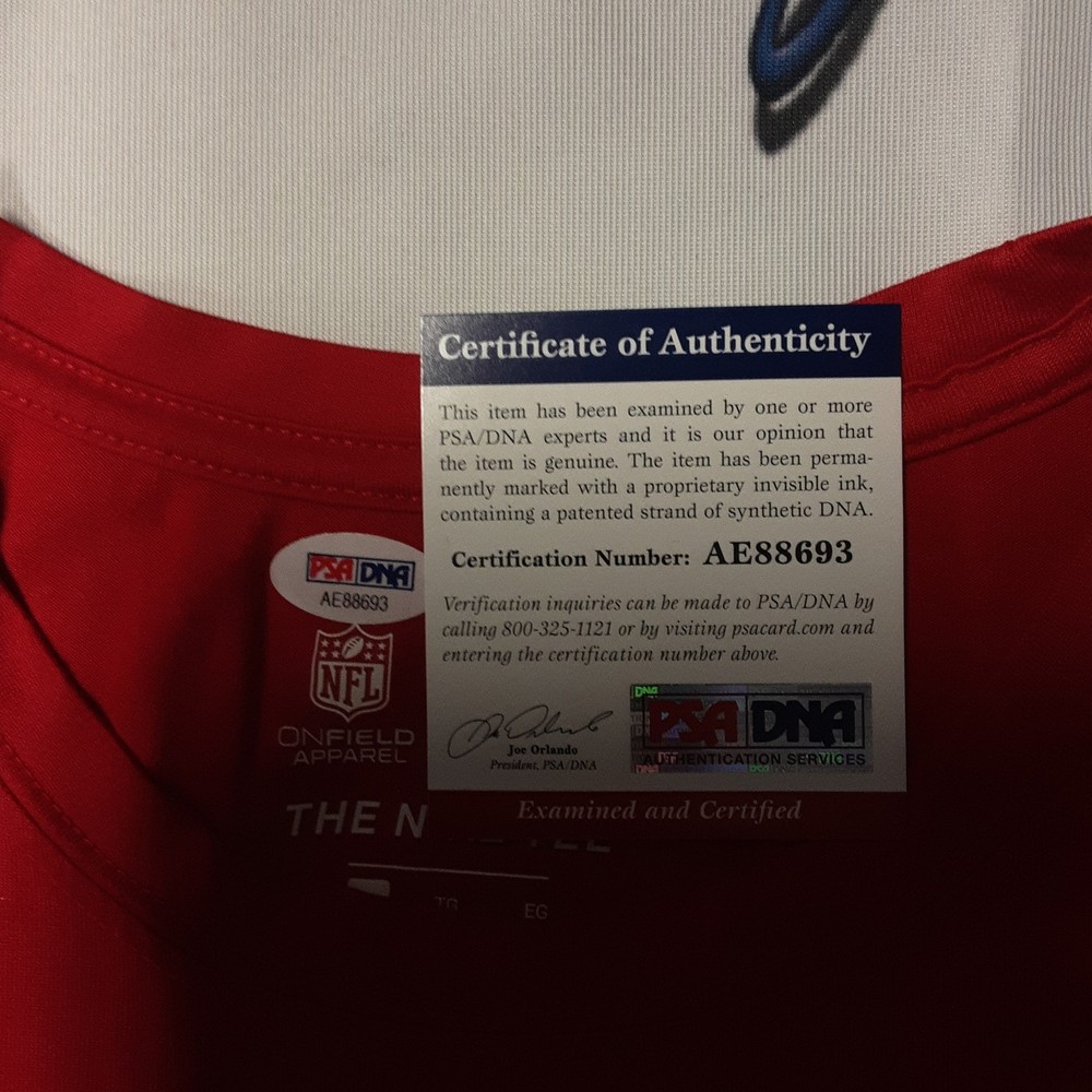 Peyton Barber Authentic Practice Used Signed Shirt Autographed PSA-