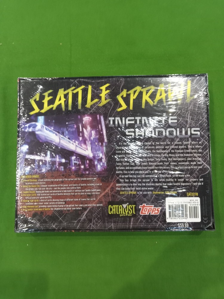 SHADOWRUN SEATTLE SPRAWL Sixth World Box Set Sealed