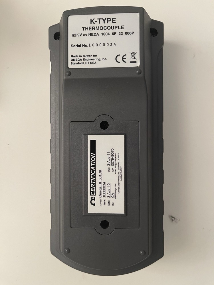 Omega HH501DK, Thermocouple Tester