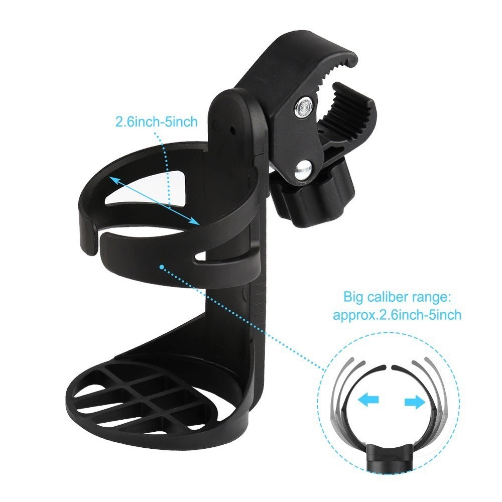 Multi-Use 360° Rotatable Stroller Cup Holder - Perfect for Active Lifestyles