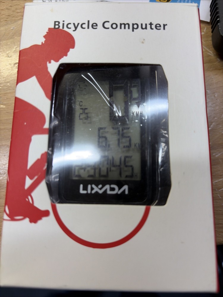 Wireless GPS Bike Computer 2.6" LCD Display Speedometer Odometer Cadence Sensor