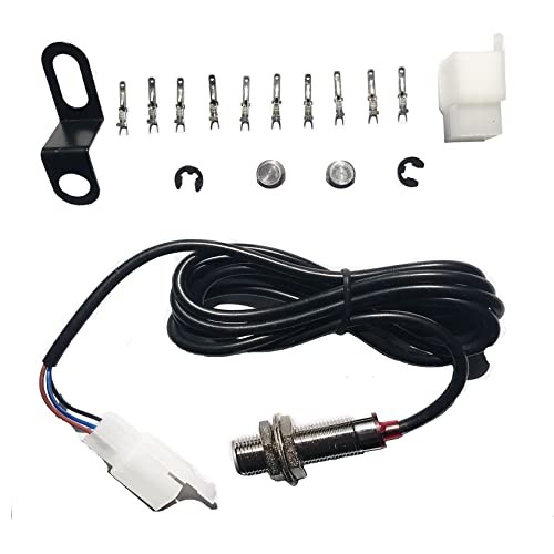 Motorcycle speed sensor adapter for universal gauge