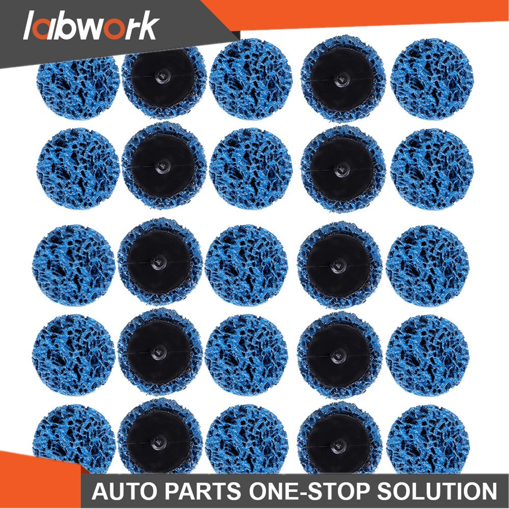 Labwork 50 PCS 2 Inch Blue Quick Change Easy Strip & Clean Disc For Paint Rust