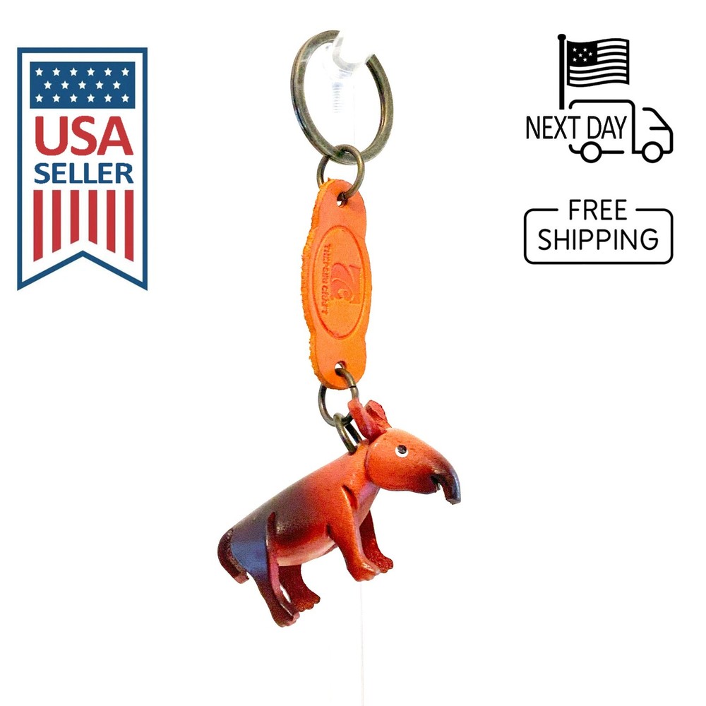 Tapir Handmade Leather Keyring