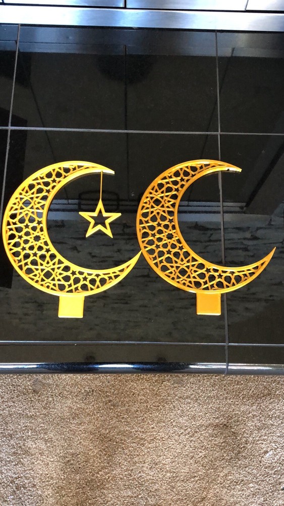 Crescent Moon + Removeable Star Eid,Ramadan, Islamic Mystic Gift