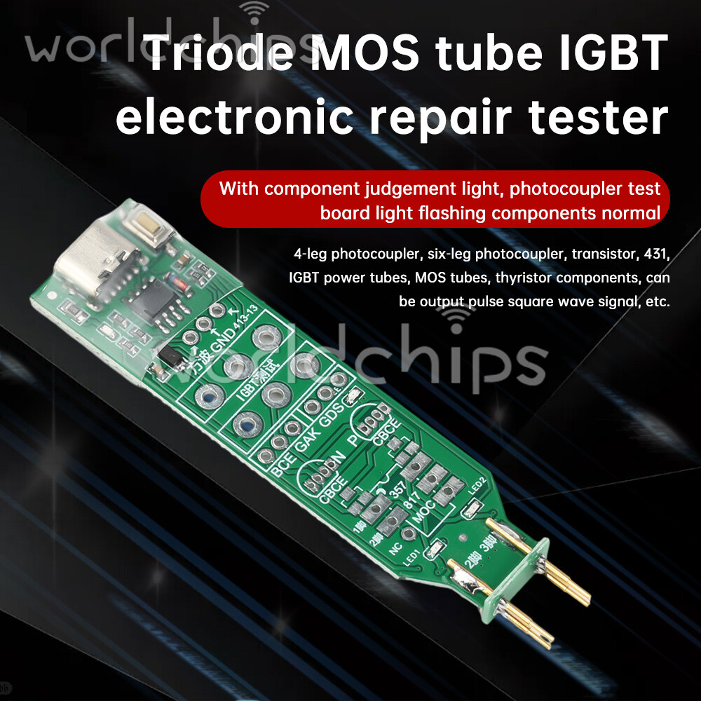 Multi-functional Light-emitting Electronic Tester Triode MOS IGBT Repair Tester