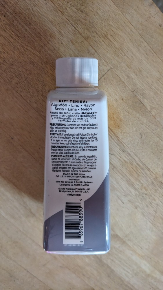 Rit All-Purpose Liquid Dye: multiple colors available