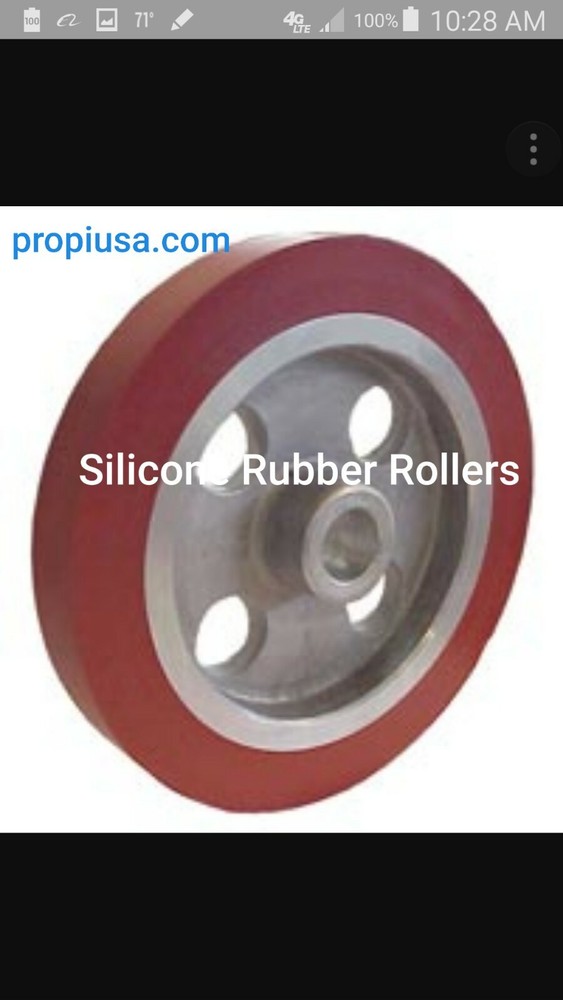 SILICONE RUBBER DIES, ROLLERS & SHEETS FOR HEAT TRANSFER & HOT STAMPING SYSTEMS