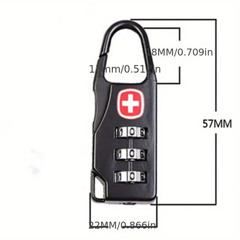 4-Pack Secure Combination Pad locks Resettable Code Easy-to-Use Interface L