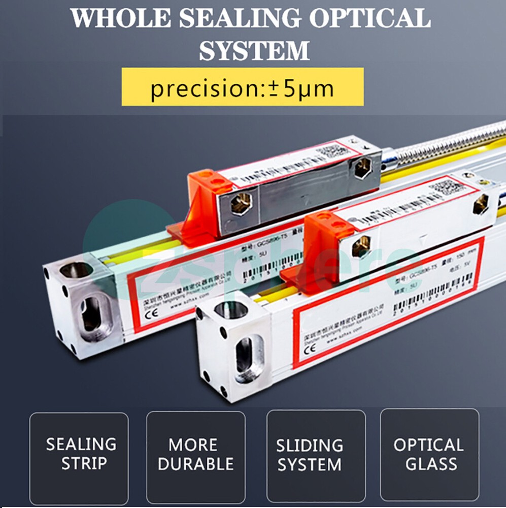 2 Axis digital readout & 5micron linear scale encoder Kit 85V~260V Precision US