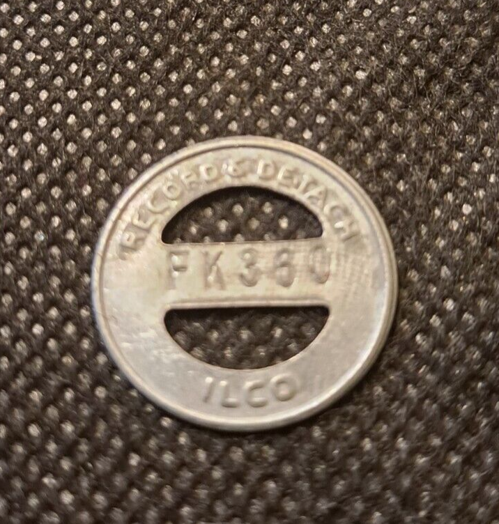 RECORD & DETACH ILKO FK860 TOKEN! e8694UXX