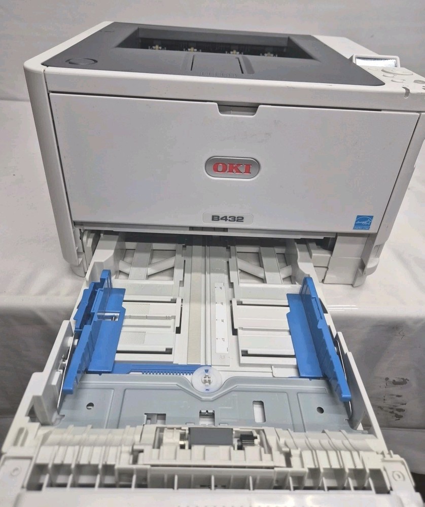 Oki B432 N22500A Networkable Duplex Monochrome Laser Printer W/ Used Toner