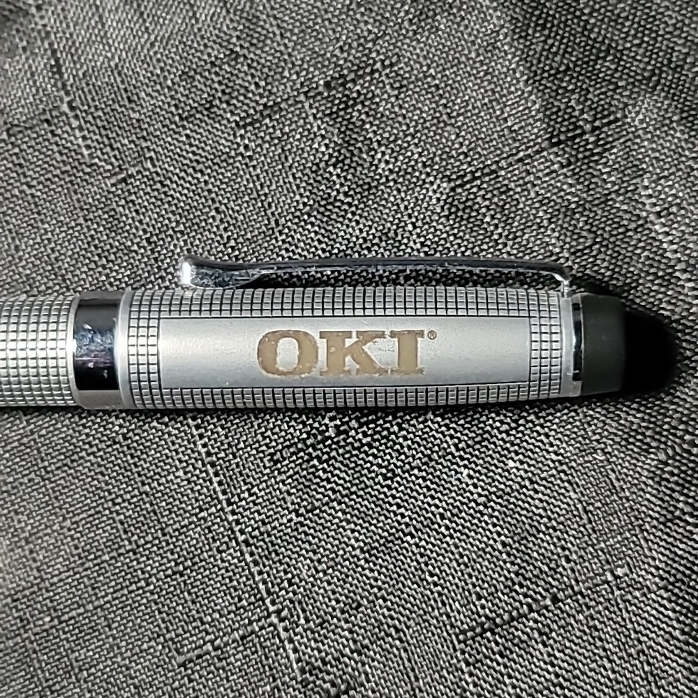 OKI Ballpoint Pen Electronics Industry Advertising