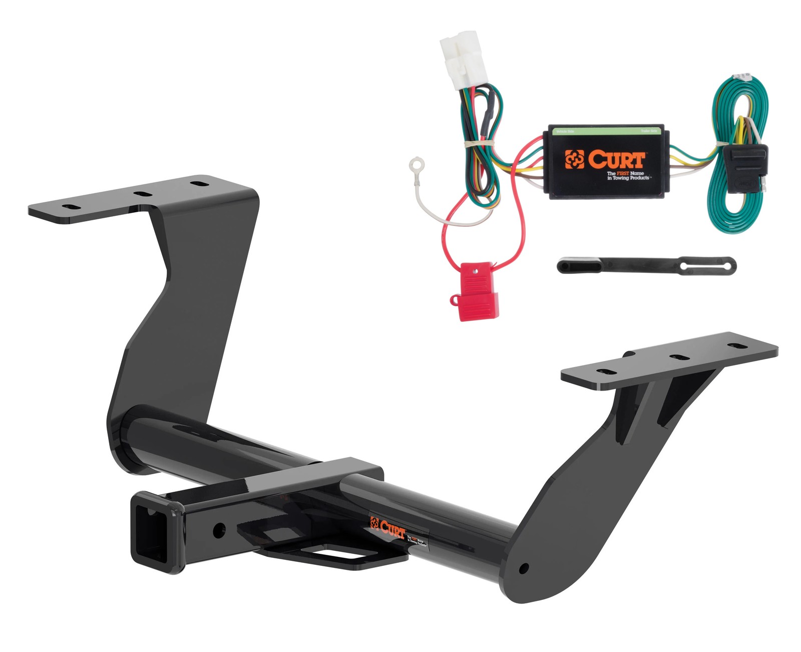 Curt Class 3 Trailer Hitch 2in Receiver & Wiring Harness Kit for 19-26 Forester