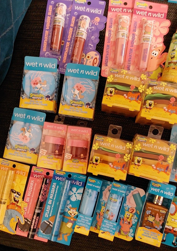 Wet n Wild X SpongeBob Squarepants Complete Makeup Collection Bundle 32 Pcs