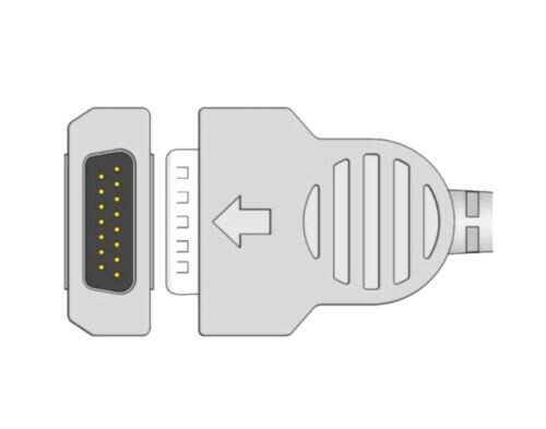 GE Marquette MAC 500 MAC 1200 EKG Cable 10 Leads Banana AHA - Same Day Shipping