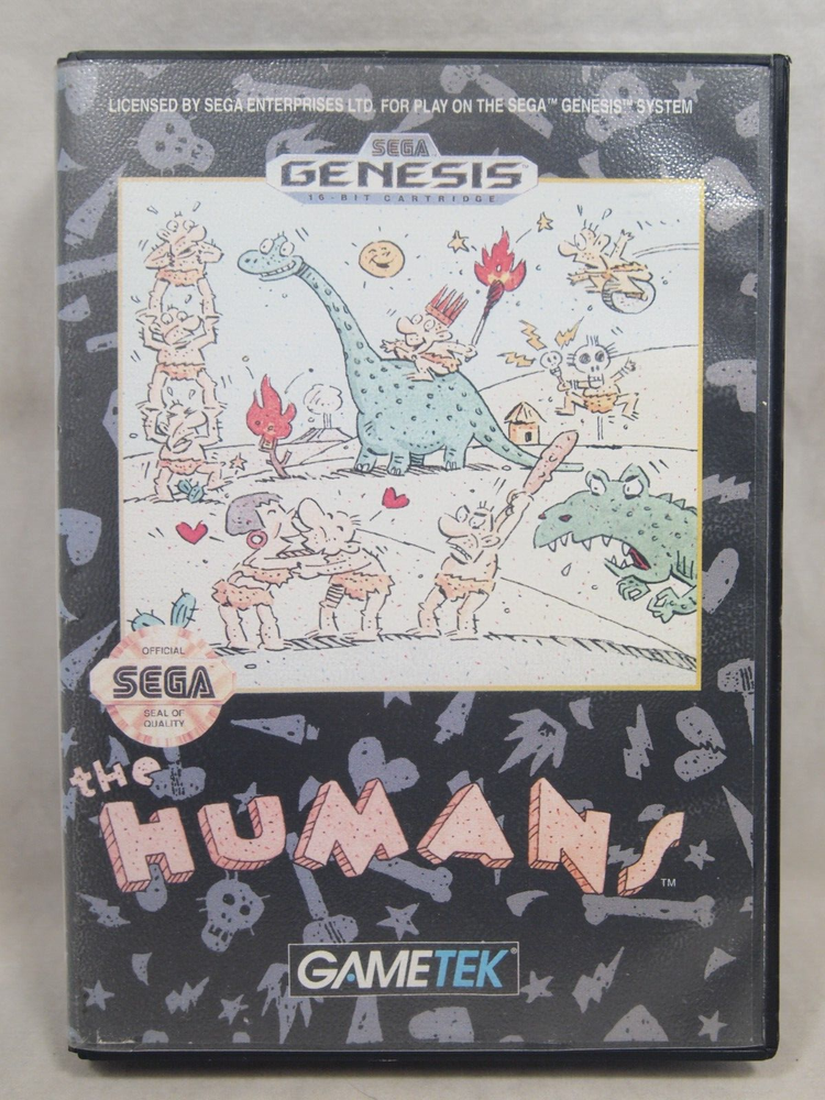 The Humans Case (SEGA Genesis) Authentic BOX ONLY