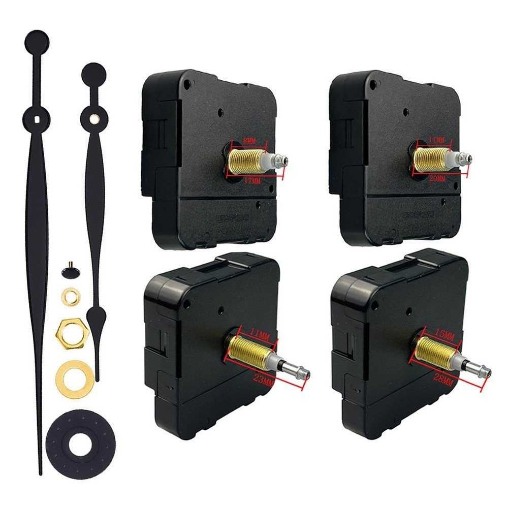 Clock Mechanism with Nut and Pointer Perfect for Personalized Projects