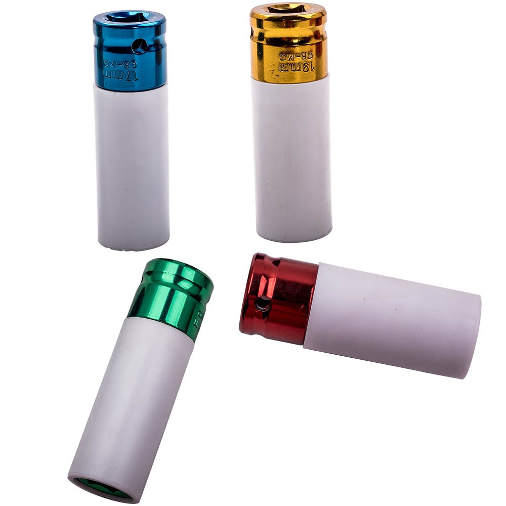 Lug Nut Impact Socket Kit Thin Wall Wheel Protector Socket Kit 1/2 Inch Drive