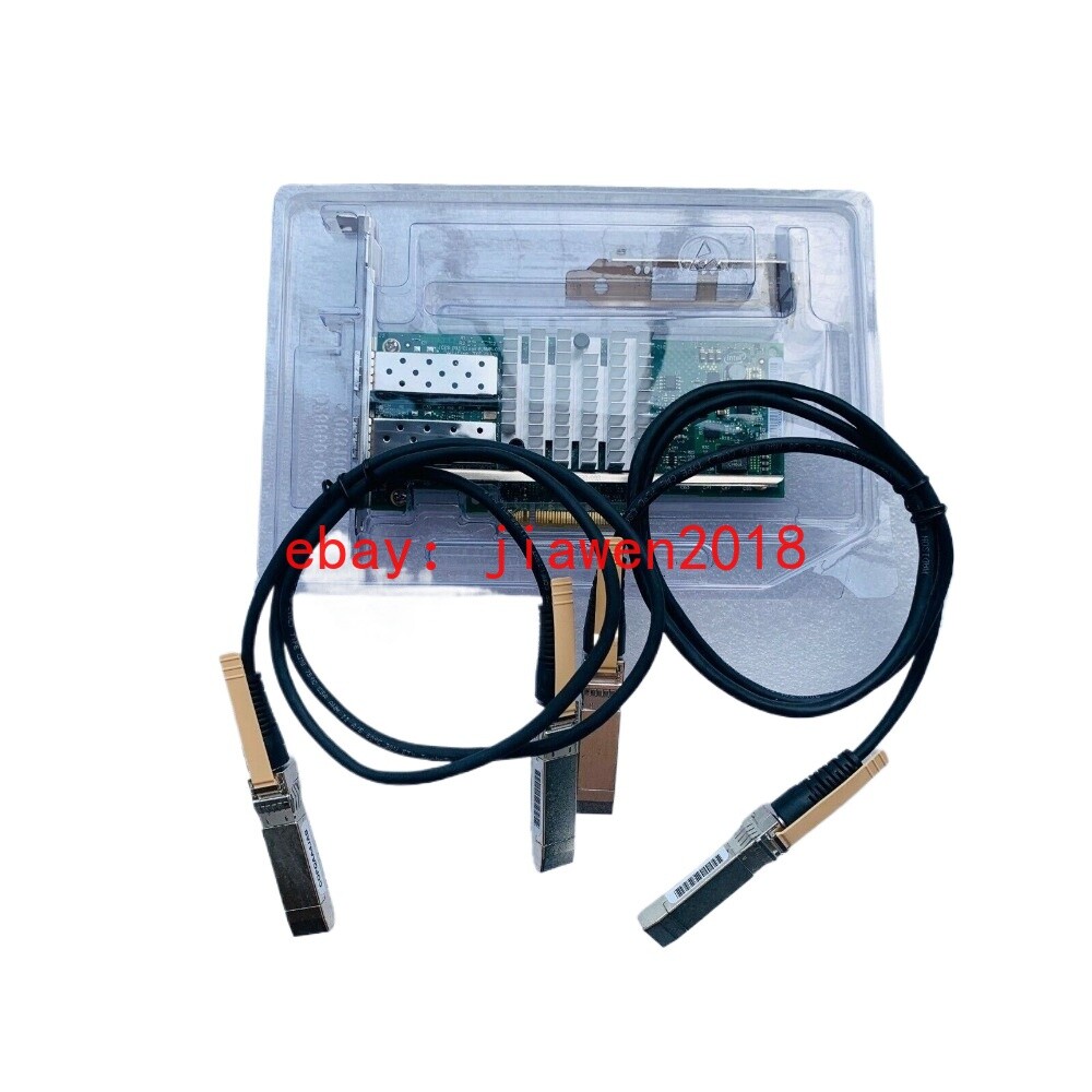 Intel X520-DA2 10Gb 10Gbe Adapter E10G42BTDA with 2x DAC's Direct Attach Cable
