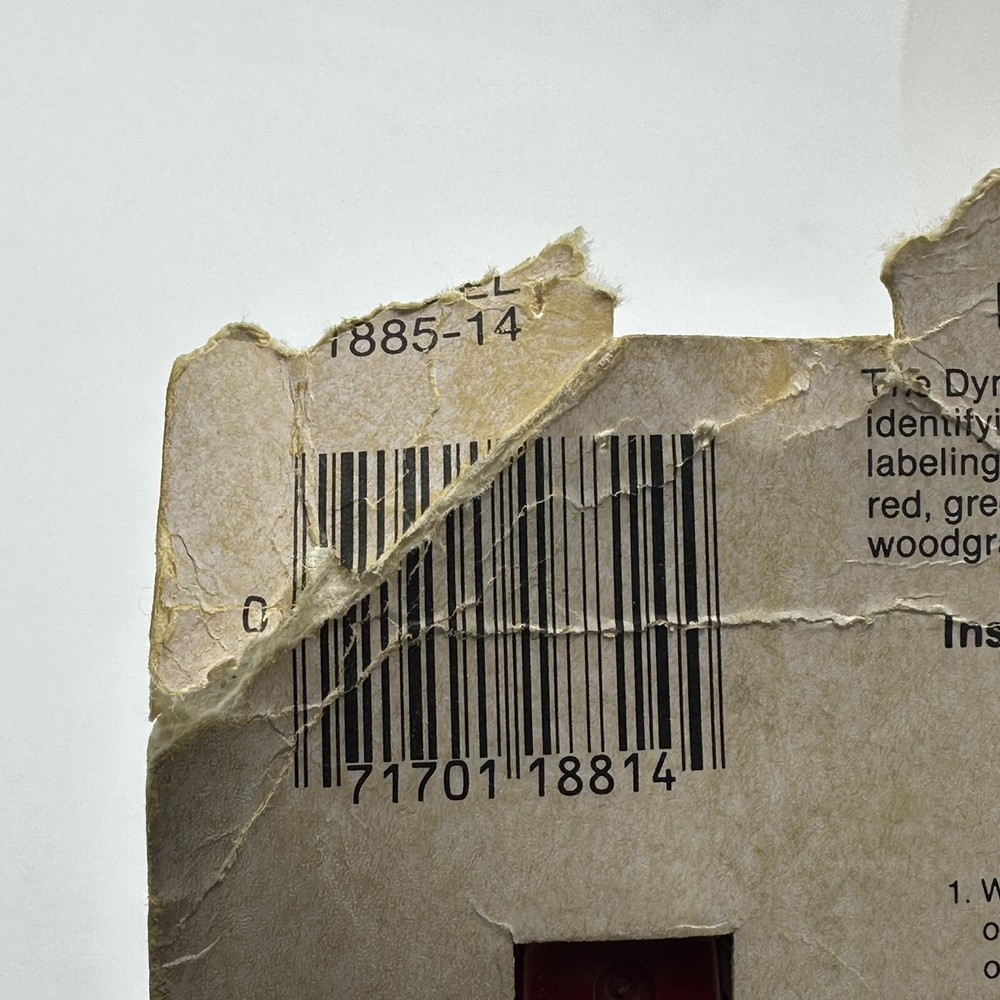 DYMO Labelmaker 1885-14 Tape 3/8" Red